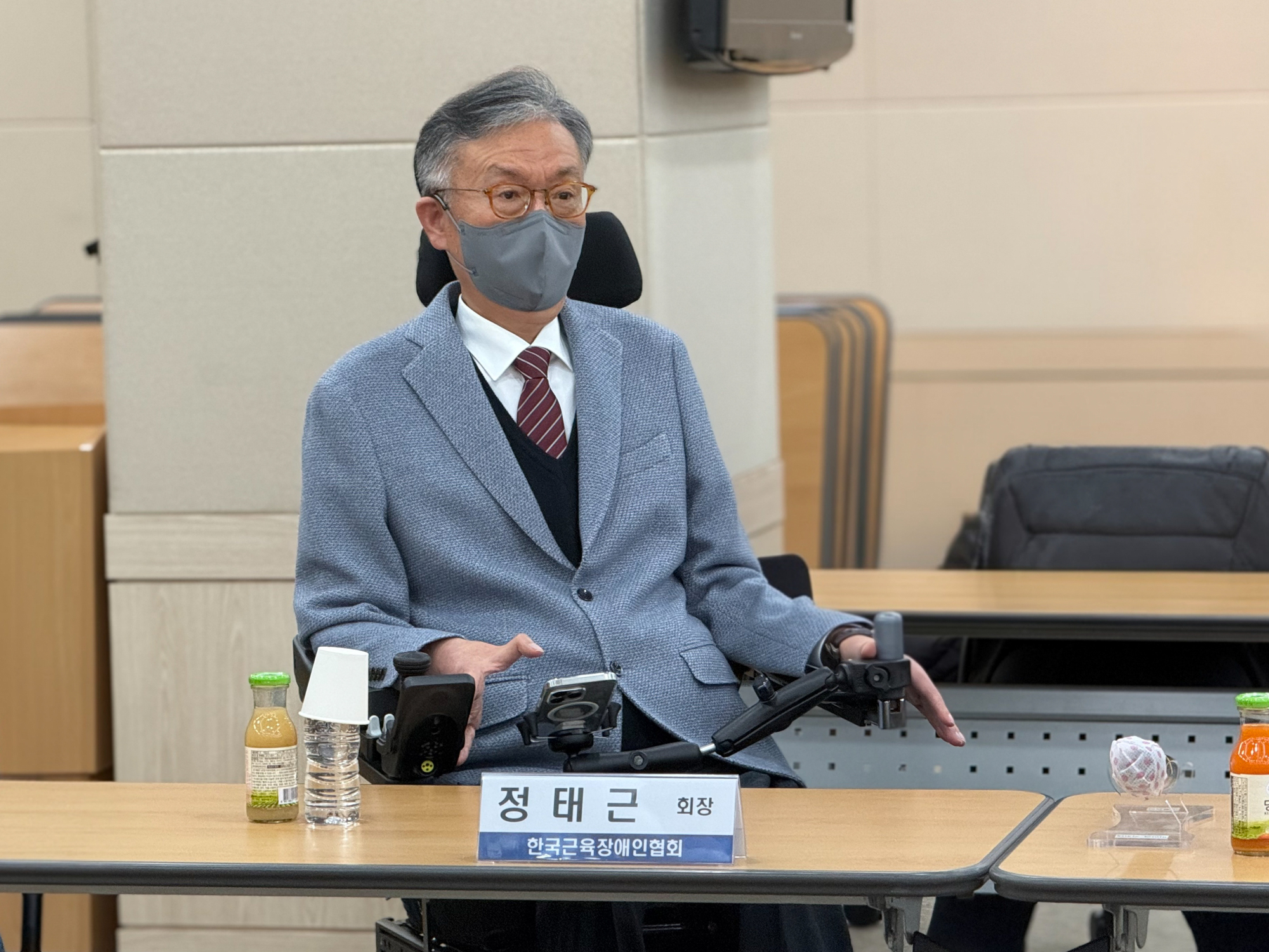 (사)한국근육장애인협회 정태근 회장@한국장애인단체총연합회