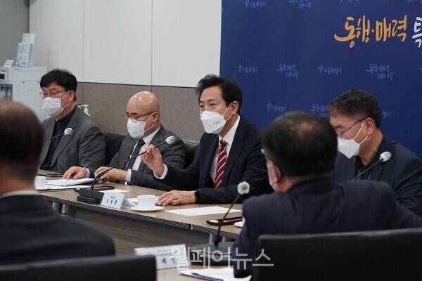 오세훈 시장 “전체 장애인 권익 위한 정책 추진할 것”/ 오세훈시장 연설사진 서울시