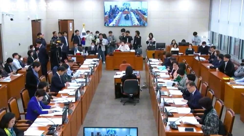 27일 오전에 열린 제405회 국회임시회 제2차 보건복지위원회 전체회의 모습 ©국회인터넷의사중계시스템