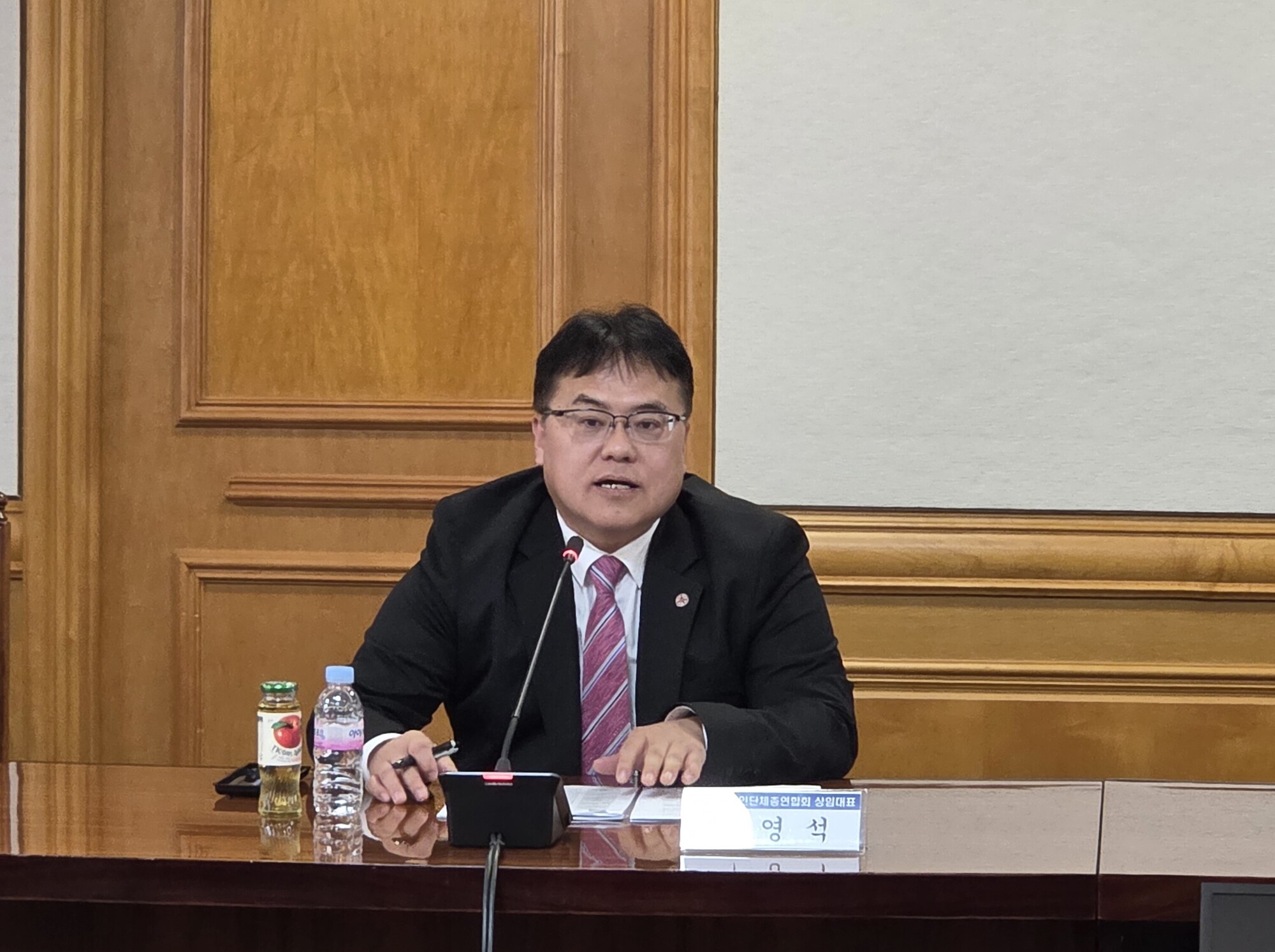 △ 한국장애인단체총연합회 이영석 상임대표