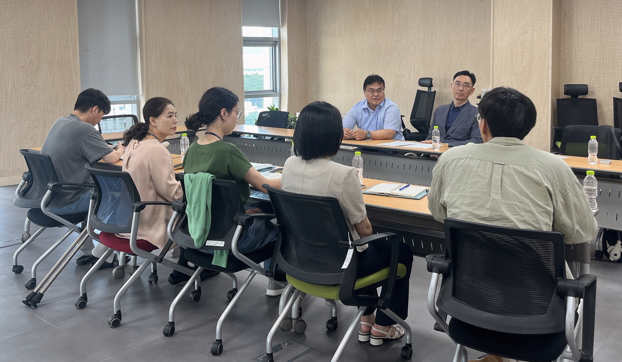 ▲ BF 인증제도 공정성 확보를 위한 관계부처 면담 장면.  (2025. 7. 21 / 보건복지부 별관 중회의실) @한국장애인단체총연합회