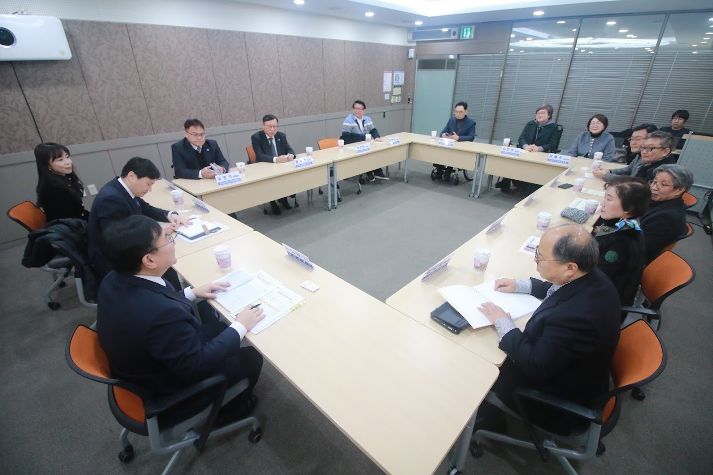 장애인 단체장 - 법원행정처장 환담회@한국장애인단체총연합회
