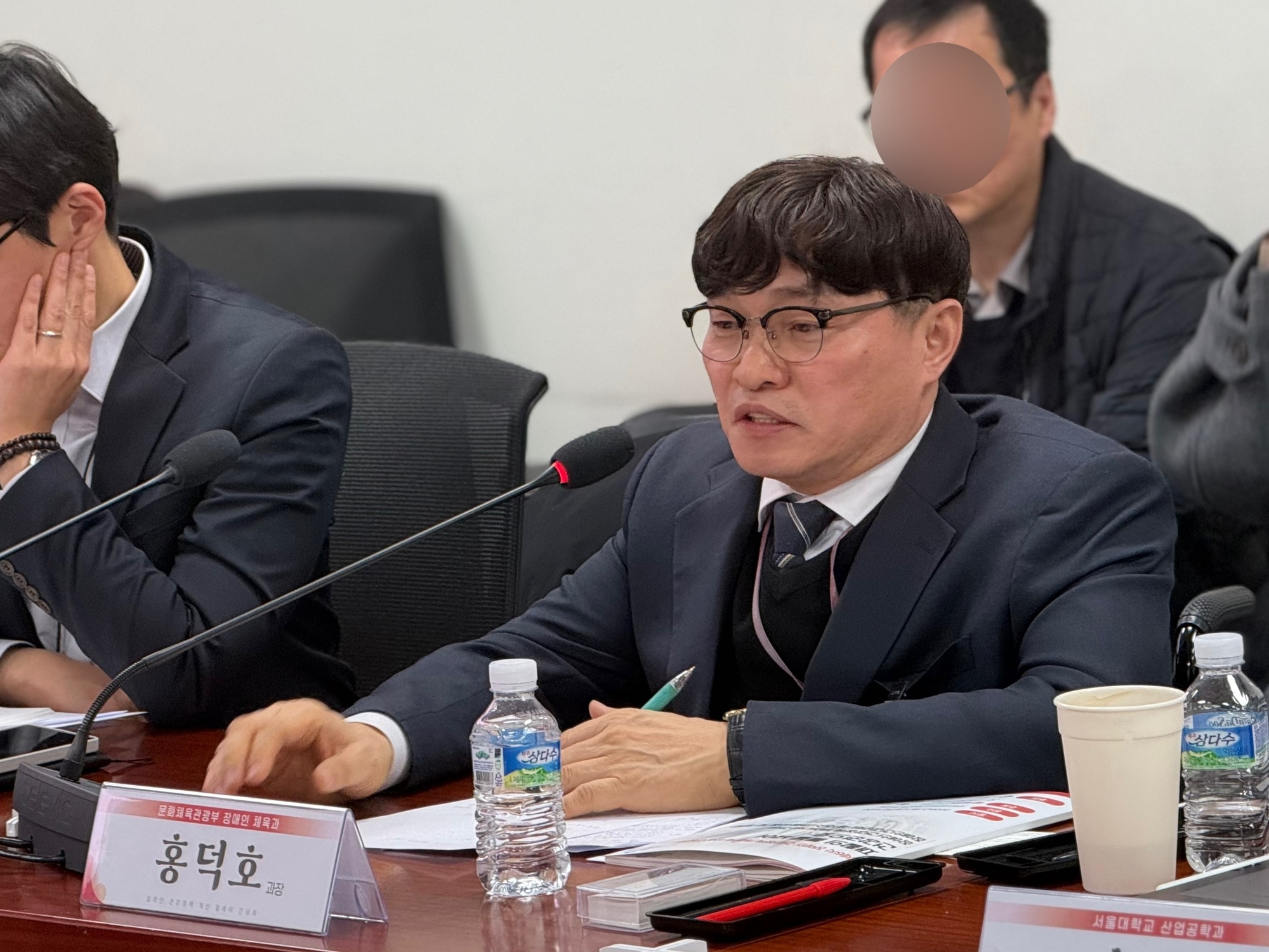 문화체육관광부 장애인체육과 홍덕호 과장 @한국장애인단체총연합회