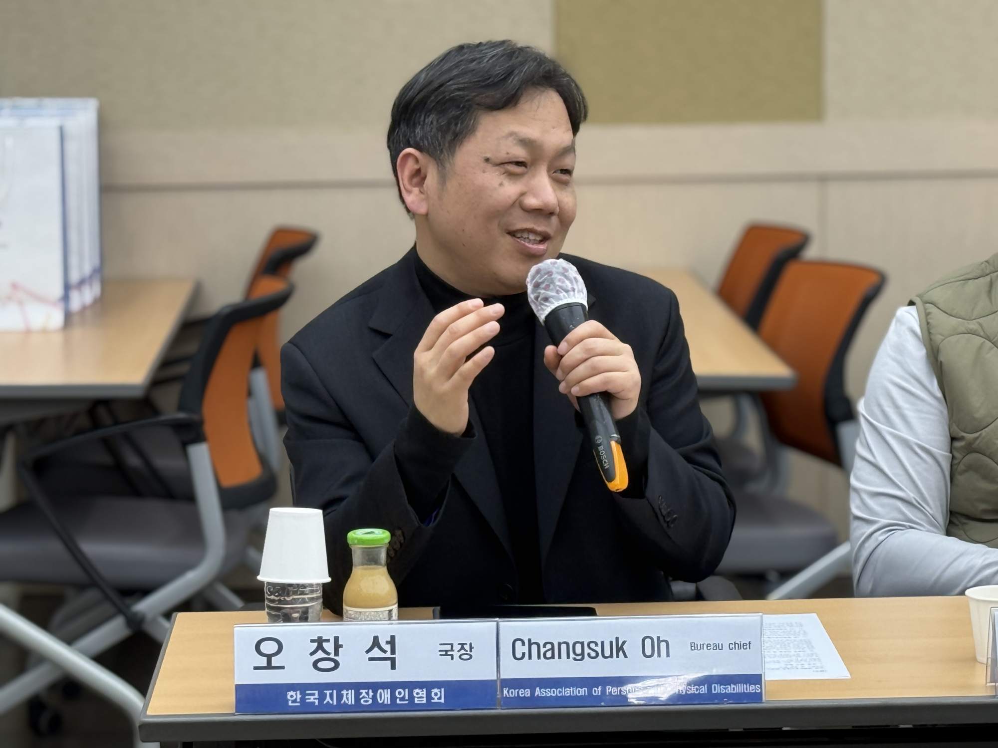 ▶ (사)한국지체장애인협회 오창석 국장